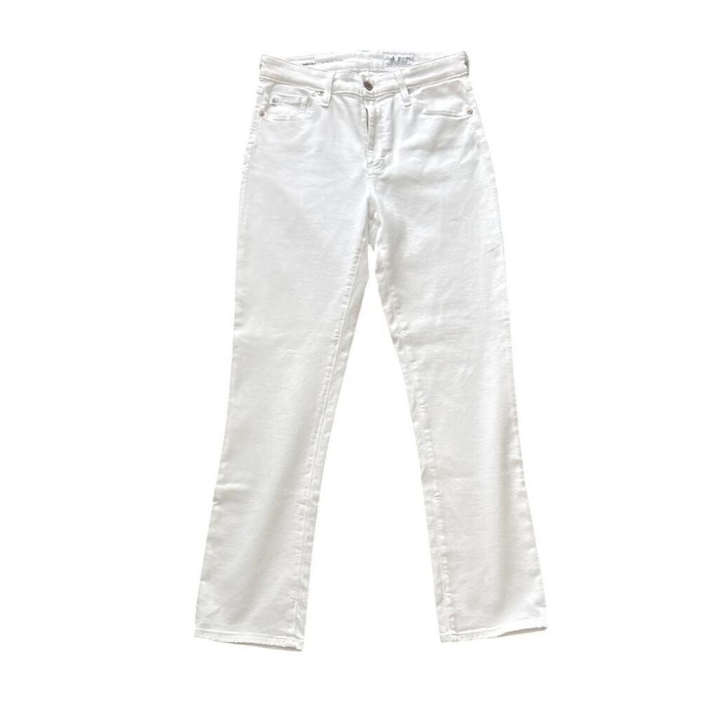 AG Adriano Goldschmied Mari Crop High Rise Slim Straight Jeans Size 27